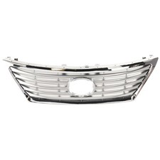 Grille For 2010-2012 Lexus LS460 Chrome Shell w/ Gray Insert Plastic picture