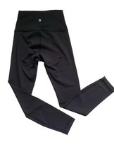 🍒 Lululemon Sz 4 Wunder Under High-Rise Tight 25” Luxtreme Black Leggings EUC picture