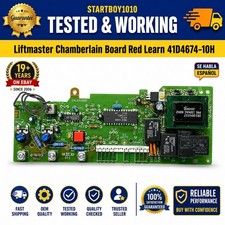 LiftMaster Chamberlain 41D4674-10H Circuit Board 🟥 Red Learn Button OEM Tested picture