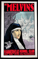 The Melvins POSTER Hammerhead San Francisco 1993 Silkscreen Signed Frank Kozik picture