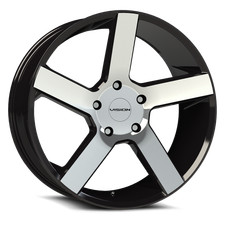 Vision Street-Designs 472 Switchback 20x9 5x120 +30 Gloss Black Machined Wheel picture