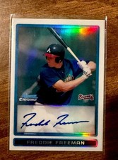Freddie Freeman 2009 Bowman Chrome Refractor /500 #BCP101 Dodgers Beauty picture