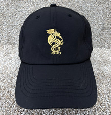 Rare MPCC Pebble Beach Gold Centennial EAD Cap OSFA Imperial OG Performance NWOT picture