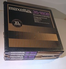5 Maxell UD 35-10/UD 35-180B BACK COATED Metal 10.5” Reel to Reel Tapes  picture