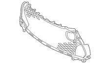 Genuine Lexus Lower Grille 52112-24030 picture