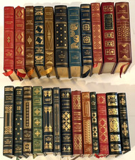 Franklin Library 100 Greatest Books Leather Bound Lot of 24   11 Books Unopened picture