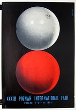 Original 1964 Polish Poznan International Fair Poster – Slawinski picture