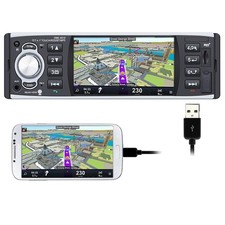 PolarLander Single Din Car Stereo 4.1 Inch HD Touch Screen Bluetooth Car... picture