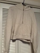 Lululemon Scuba In Oatmeal Color Size XL. Excellent Condition. Worn Once picture