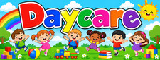 3ft x 8ft DAYCARE  Banner  (CAN BE PERSONALIZED) picture