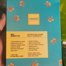 Onsen Secret Nail Reboot Kit Nail File & Buffer w/ Peel-and-Stick Pads picture