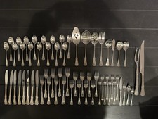 Vintage Oneida Community “Patrick Henry” Stainless Service For 8 (set Of 62 picture