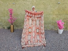 Moroccan Berber Rug Vintage Colorful 6x3 ft Handmade Wool Boucherouite Tribal picture