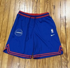 Nike Philadelphia 76ers NBA Authentics Dri-Fit Shorts Team Men's Large 2024 picture