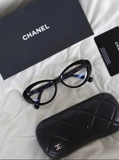 Chanel CH3466 Cat Eye Eyeglasses Frame Black 54-17 140 Women's picture
