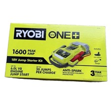 RYOBI ONE+ 18V 1600A Cordless Jump Starter Kit w/ Battery Charger LED P7110 NEW picture