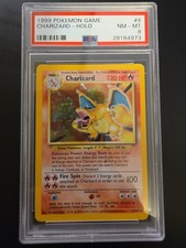 Pokemon TCG Charizard 4/102 Base Set Holo Rare Unlimited Psa 8 picture