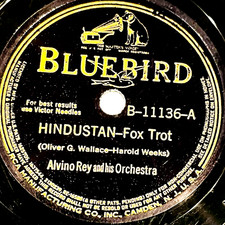 Alvino Rey - Hindustan / Everything Happens To Me - Bluebird Record B-11136 picture