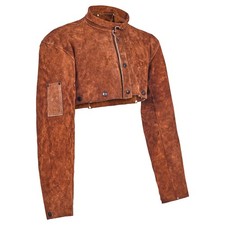 Uimoso Leather Welding Cape Sleeve, Flame-Resistant, Heavy-Duty, Size L picture