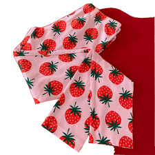 Hanna Andersson Cute Fun Strawberry Leggings. Size 10 Years, 140 cm picture