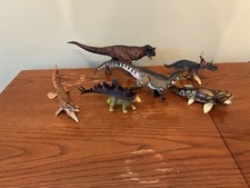 Lot of Safari Limited Dinosaur Toys - one custom picture