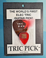 Vintage TRIC PICK Electric Guitar Pick Early Promotional Trade Show Sealed picture