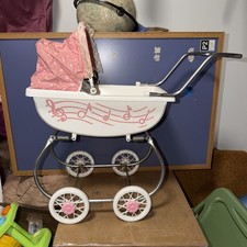 Vintage Antique Baby Doll Pram Carriage picture