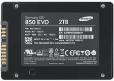 Samsung SSD 850 EVO 2 TB, Internal, 2.5 inch SSD MZ-75E2T0B Wear Life 90%+ picture