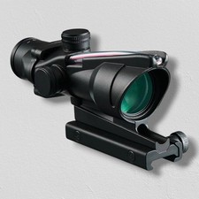 4X32 Scope Prism Scope Red Fiber Scope Black | Open Box -New picture