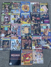 WWF WWE PRO WRESTLING MAGAZINE  LOT OF 23 HULK HOGAN WARRIOR ANDRE picture