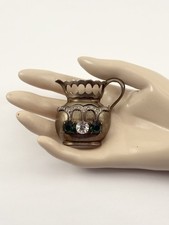 Vintage Ultra Rare Version Eisenberg Original Sterling Pitcher Brooch picture