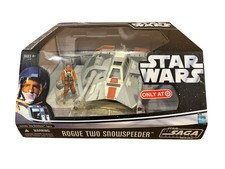 Star Wars ROGUE TWO SNOWSPEEDER w/ Zev Senesca Saga Collection Exclusive NEW picture