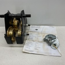 BUDGIT I-BEAM AND PATENTED TRACK TROLLY 1/2 METRIC TON PUSH TYPE HOOK SUSPENSION picture