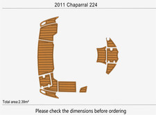 2011 Chaparral 224 DuraEVA Boat flooring picture