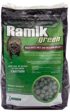 Weather Resistant Rodenticide Nuggets - Green Fish Flavor, 4 lb Bag for Mice & R picture