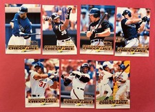 1995 Score Select Certified 7 card Checklist Set Griffey, Ripken, Bonds, Ripken picture