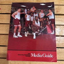 Vintage 1991 University of Alabama Football Media Guide Bama Crimson Tide SEC picture