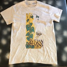 White SUFJAN STEVENS Concert Tour 2005 T Shirt S-5XLGilf Fan BS1347 picture