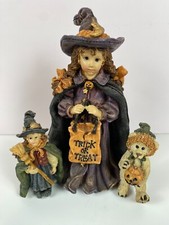 Boyds Bear Yesterdays Child Dollstone Mallory Patsy & J.B Trick Or Treat Figure picture