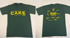 Vintage 2006 Cake Band Green T-Shirt Cotton S-5XL Des Moines picture
