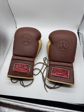 Ringside Heritage Lace Sparring Boxing Gloves 18 Oz Genuine Leather picture