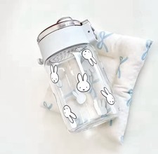 Kawaii Miffy Portable Tumbler Aesthetic Plastic Cup For Girls Travelmug picture