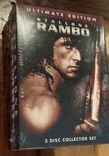 Rambo Trilogy Ultimate Edition (3 Disc Collectors Set) DVD✨New Sealed✨ picture