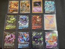 Lot Of 12 Pokemon TCG Cards Black Star Promo, SIR, Full Art, V, Vintage Base picture