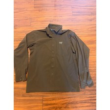 Vintage Arc'teryx Shirt Jacket  Small Brown Y2K Gorpcore Software Rare picture