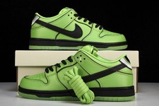 NK SB*Dunk Low The Powerpuff Girls Buttercup FZ8319-300 Mens Athletic shoes Size picture