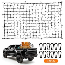 4x6Ft Bungee Web Truck Bed Elastic Cargo Net Organizer Mesh Storage For Pickup picture