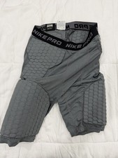 Rare Men’s Nike Pro Combat Compression Shorts Football Basketball Medium Grey picture