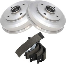 TRQ Rear Brake Shoe & Drum Kit for 2000-2008 Ford Focus picture