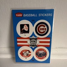 Fleer 1989 Baseball Stickers Houston Astros Team History Vintage Original picture